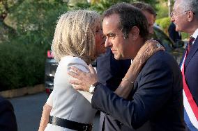 Emmanuel Macron at 81st Liberation Anniversary in Bormes-les-Mimosas