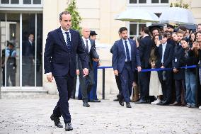 Handover Ceremony At Hotel de Matignon - Paris