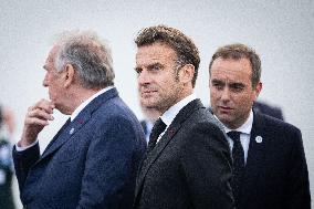 President Macron At Tomb Of The Unknown Soldier Ceremony - Paris