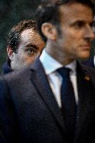 President Macron Greetings To The Armies - Mont De Marsan