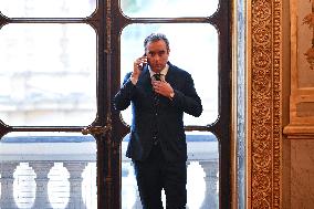 French Minister for the Armed Forces Sebastien Lecornu at the Senate - Paris