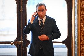 French Minister for the Armed Forces Sebastien Lecornu at the Senate - Paris