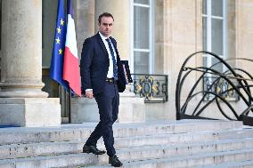 Council of Ministers at the Elysee Palace FA