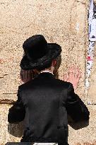 The Western Wall in Jerusalem Old City - Israel