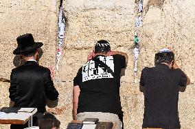 The Western Wall in Jerusalem Old City - Israel
