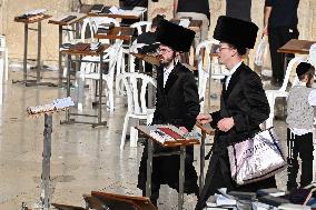 The Western Wall in Jerusalem Old City - Israel