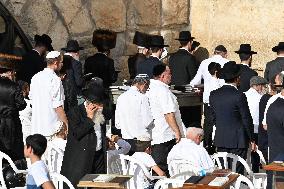 The Western Wall in Jerusalem Old City - Israel
