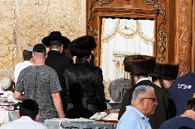 The Western Wall in Jerusalem Old City - Israel