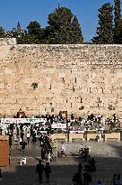 The Western Wall in Jerusalem Old City - Israel