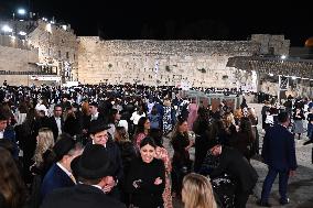 The Western Wall in Jerusalem Old City - Israel