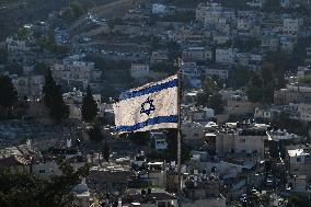View From The Mount Of Olives Of The Old City In Jerusalem - Israel