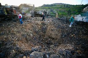 Israeli Airstrikes in Msayleh - Lebanon