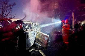 Israeli Airstrikes in Msayleh - Lebanon