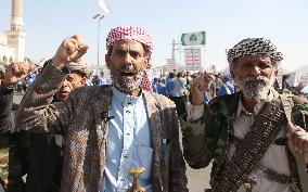 Yemen Celebrates The Cease-Fire Between Israel And Hamas - Sanaa