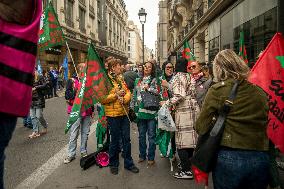 Call for Strike Against Shein Partnership At BHV Store - Paris