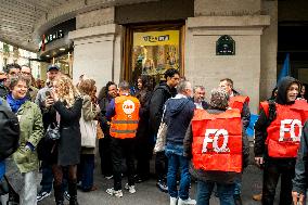 Call for Strike Against Shein Partnership At BHV Store - Paris