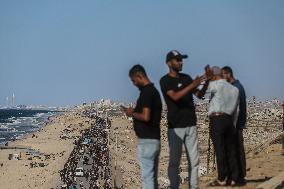 Palestinians Returning to Gaza City - Palestine