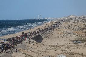 Palestinians Returning to Gaza City - Palestine