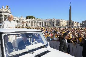 Pope Leo XIV At The Audience To The Pilgrims From The Tuscany Region - Vatican
