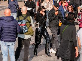 Anne Hathaway filming The Devil Wears Prada 2 in Milan - Italy