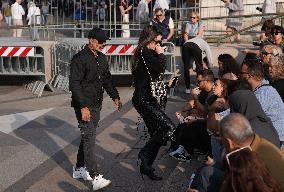 Anne Hathaway filming The Devil Wears Prada 2 in Milan - Italy