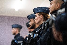 French PM Sebastien Lecornu Visits A Police Station - Hay-les-Roses