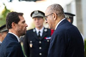 French PM Sebastien Lecornu Visits A Police Station - Hay-les-Roses