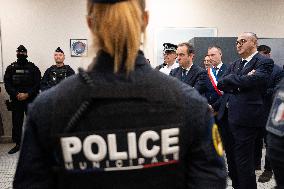 French PM Sebastien Lecornu Visits A Police Station - Hay-les-Roses