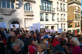 Anne Hidalgo Faced Protesters At Fête des Vendanges - Montmartre