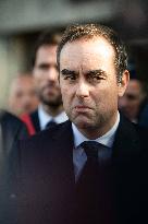 French PM Sebastien Lecornu Visits A Police Station - Hay-les-Roses