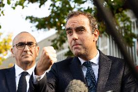 French PM Sebastien Lecornu Visits A Police Station - Hay-les-Roses