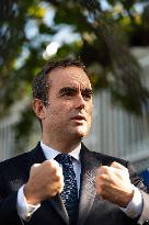 French PM Sebastien Lecornu Visits A Police Station - Hay-les-Roses