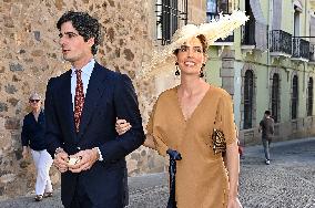 Fernando Palazuelo And Micaela Belmot Tie The Knot - Caceres