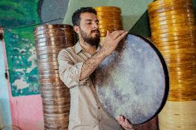 Traditional Daf Drums of Sanandaj- Iran