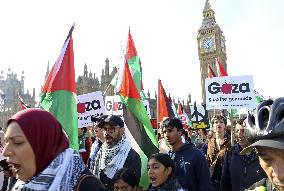 Pro-Palestine march in London
