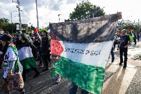 Pro-Palestine Demonstrations on the Two-year Israel Attack by Hamas