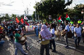 Pro-Palestine Demonstrations on the Two-year Israel Attack by Hamas
