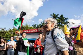 Pro-Palestine Demonstrations on the Two-year Israel Attack by Hamas