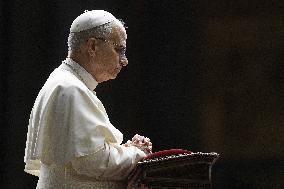 Pope Leo XIV Leads A Prayer Vigil For Peace - Vatican