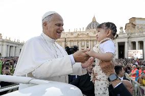 Pope Leo XIV Leads A Prayer Vigil For Peace - Vatican