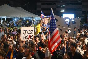 Steve Witkoff at the Hostage Square in Tel Aviv - Israel