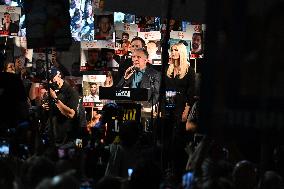 Steve Witkoff at the Hostage Square in Tel Aviv - Israel