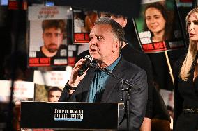 Steve Witkoff at the Hostage Square in Tel Aviv - Israel