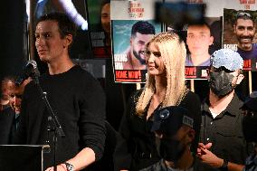 Steve Witkoff at the Hostage Square in Tel Aviv - Israel