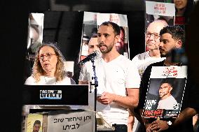 Steve Witkoff at the Hostage Square in Tel Aviv - Israel