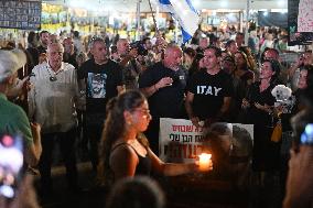 Steve Witkoff at the Hostage Square in Tel Aviv - Israel