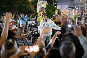 Steve Witkoff at the Hostage Square in Tel Aviv - Israel