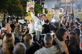 Steve Witkoff at the Hostage Square in Tel Aviv - Israel