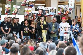 Steve Witkoff at the Hostage Square in Tel Aviv - Israel