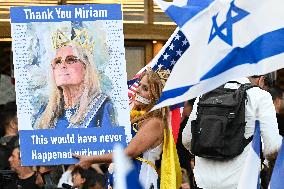 Steve Witkoff at the Hostage Square in Tel Aviv - Israel